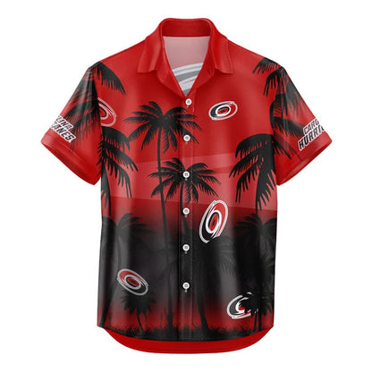 LIMITED EDITION - NEW CUSTOMIZED NHL07 CLH CAROLINA HURRICANES UNISEX HAWAIIAN SHIRT & SHORTS SET