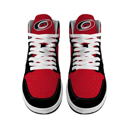 LIMITED EDITION - NEW CUSTOMIZED NHL07 CR HURRICANES AIR JORDAN SNEAKERS