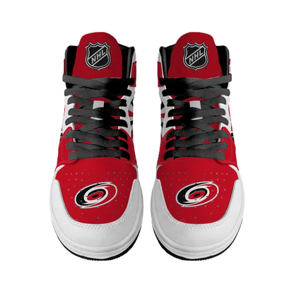 LIMITED EDITION - NEW CUSTOMIZED NHL07 CR HURRICANES AIR JORDAN SNEAKERS