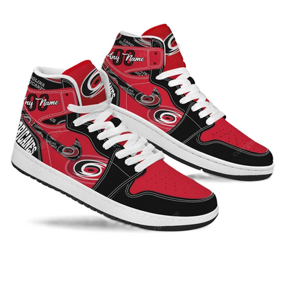 LIMITED EDITION - NEW CUSTOMIZED NHL07 CR HURRICANES AIR JORDAN SNEAKERS
