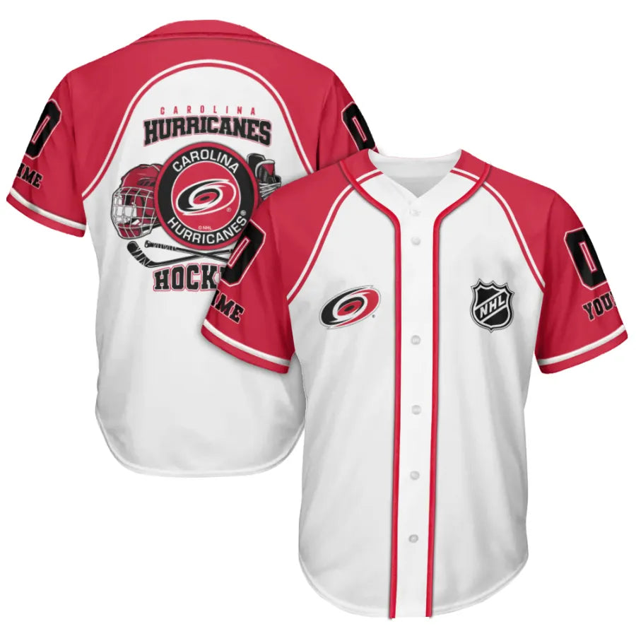 LIMITED EDITION - NEW CUSTOMIZED NHL07 CLH CAROLINA HURRICANES BASEBALL JERSEY