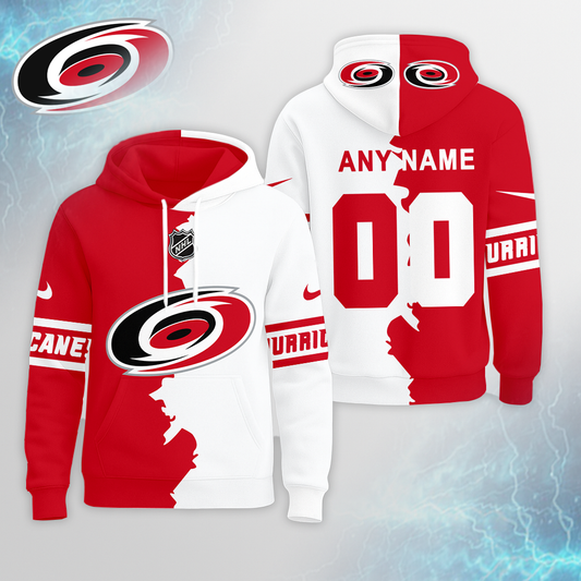 LIMITED EDITION - NEW CUSTOMIZED NHL07 CLH CAROLINA HURRICANES UNISEX T-SHIRT, POLO, HOODIE & JACKETS