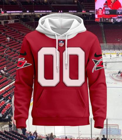 LIMITED EDITION - NEW CUSTOMIZED NHL07 CLH CAROLINA HURRICANES UNISEX T-SHIRT, POLO, HOODIE & JACKETS