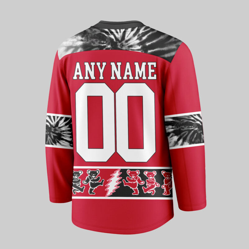 [SUPER SALE] NEW CUSTOMIZED NHL07 CLH CAROLINA HURRICANES UNISEX HOCKEY JERSEY