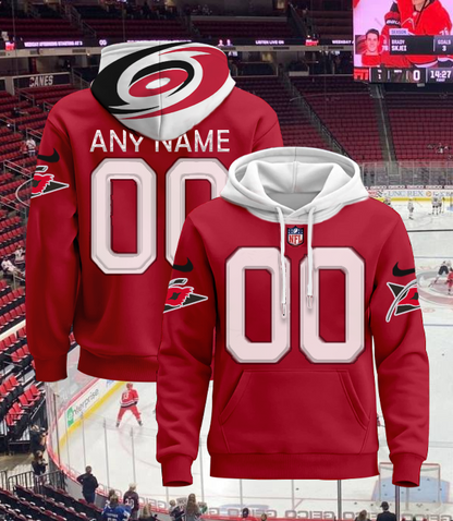 LIMITED EDITION - NEW CUSTOMIZED NHL07 CLH CAROLINA HURRICANES UNISEX T-SHIRT, POLO, HOODIE & JACKETS