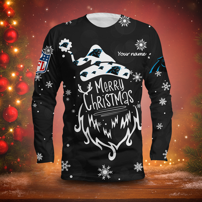 LIMITED EDITION - NEW CUSTOMIZED NFL23 CLP CAROLINA PANTHERS LONG SLEEVED T-SHIRT
