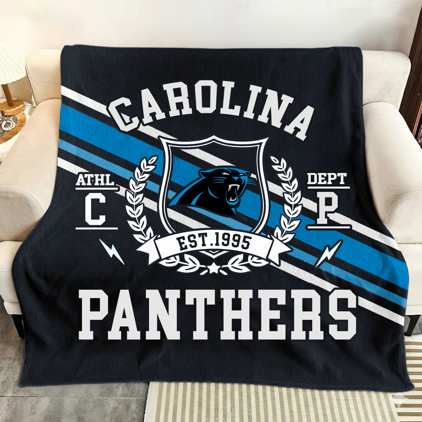 LIMITED EDITION - NEW CUSTOMIZED NFL23 CLP CAROLINA PANTHERS NORMAL & FLEECE BLANKET