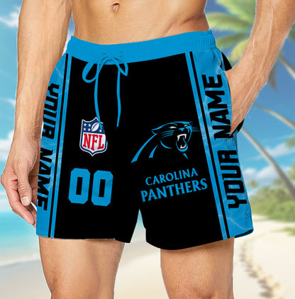 LIMITED EDITION - NEW CUSTOMIZED NFL23 CLP CAROLINA PANTHERS UNISEX SHORT PANTS