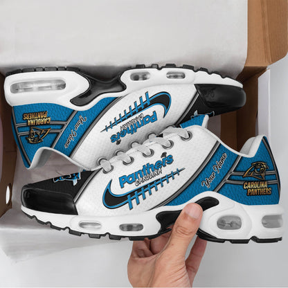 LIMITED EDITION - NEW CUSTOMIZED NFL23 CLP CAROLINA PANTHERS UNISEX AIR MAX PLUS SNEAKERS
