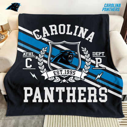 LIMITED EDITION - NEW CUSTOMIZED NFL23 CLP CAROLINA PANTHERS NORMAL & FLEECE BLANKET