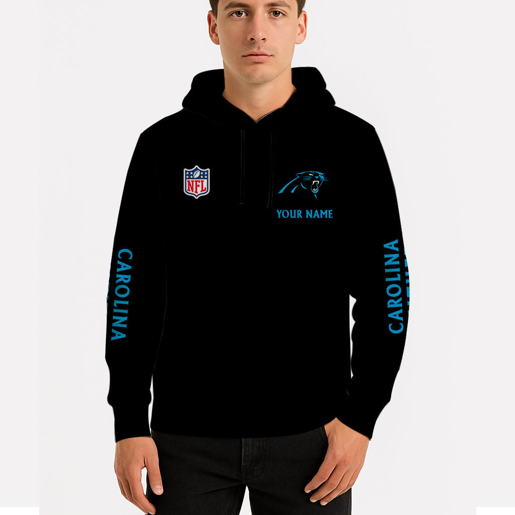 LIMITED EDITION - NEW CUSTOMIZED NFL23 CLP CAROLINA PANTHERS UNISEX HOODIE