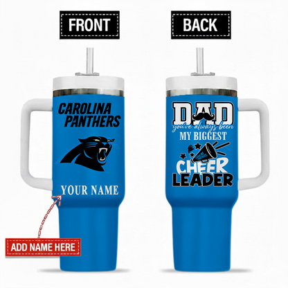 [SPECIAL OFFER] NEW CUSTOMIZED NFL23 CLP CAROLINA PANTHERS 40OZ TUMBLER