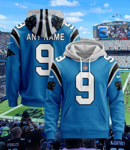 LIMITED EDITION - NEW CUSTOMIZED NFL23 CLP CAROLINA PANTHERS UNISEX T-SHIRT, POLO, HOODIE & JACKETS