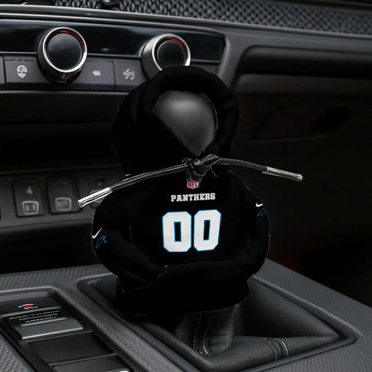 LIMITED EDITION - NEW CUSTOMIZED NFL23 CLP CAROLINA PANTHERS AUTOMOTIVE HOODIE SHIFT KNOB COVER
