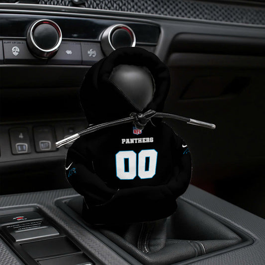 LIMITED EDITION - NEW CUSTOMIZED NFL23 CLP CAROLINA PANTHERS AUTOMOTIVE HOODIE SHIFT KNOB COVER
