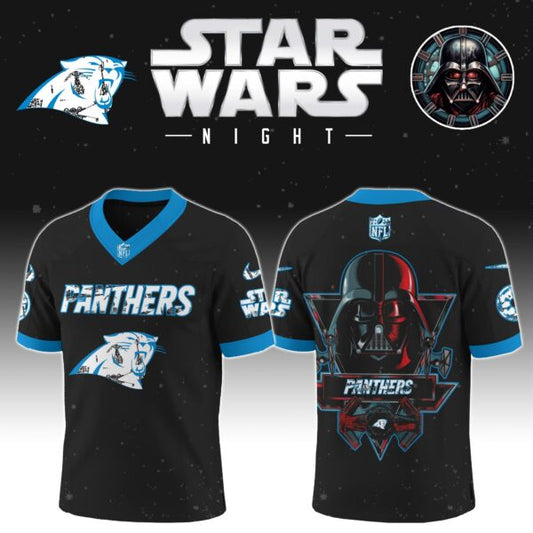 LIMITED EDITION - NEW CUSTOMIZED NFL23 CLP CAROLINA PANTHERS V-NECK BASKETBALL JERSEY