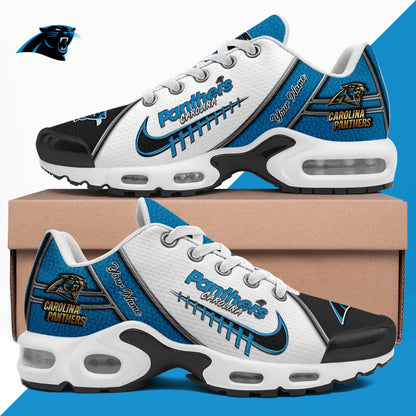 LIMITED EDITION - NEW CUSTOMIZED NFL23 CLP CAROLINA PANTHERS UNISEX AIR MAX PLUS SNEAKERS