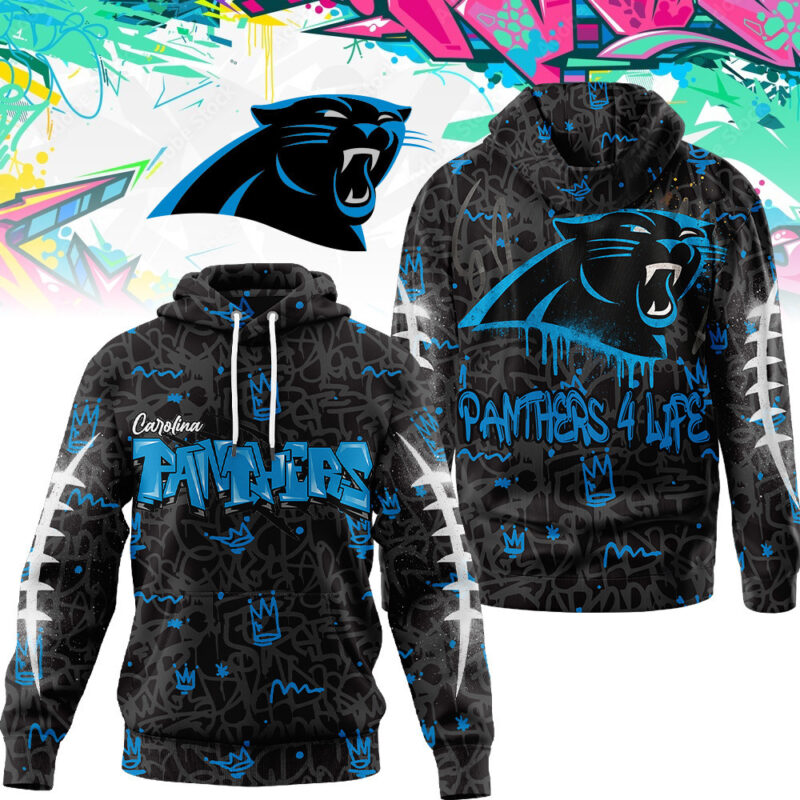LIMITED EDITION - NEW CUSTOMIZED NFL23 CLP CAROLINA PANTHERS UNISEX T-SHIRT, POLO, HOODIE & JACKETS