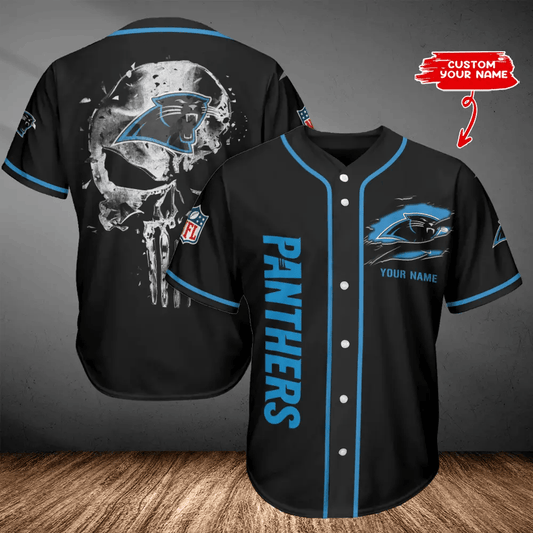 LIMITED EDITION - NEW CUSTOMIZED NFL23 CLP CAROLINA PANTHERS BASEBALL JERSEY