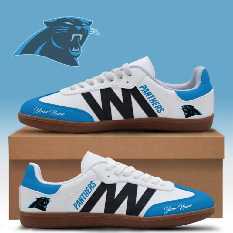 LIMITED EDITION - NEW CUSTOMIZED NFL23 CLP CAROLINA PANTHERS CLASSIC SNEAKERS