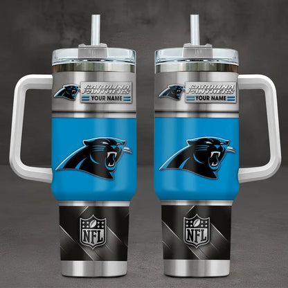 LIMITED EDITION - NEW CUSTOMIZED NFL23 CLP CAROLINA PANTHERS TUMBLER CUP