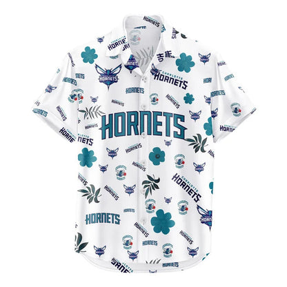 LIMITED EDITION - NEW CUSTOMIZED NBA27 CHO CHARLOTTE HORNETS UNISEX HAWAIIAN SHIRT & SHORTS SET