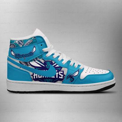 [HOT DEAL] NEW CUSTOMIZED NBA27 CHO CHARLOTTE HORNETS AIR JORDAN SNEAKERS