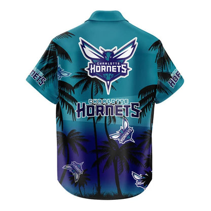 LIMITED EDITION - NEW CUSTOMIZED NBA27 CHO CHARLOTTE HORNETS UNISEX HAWAIIAN SHIRT & SHORTS SET