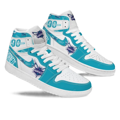 [HOT DEAL] NEW CUSTOMIZED NBA27 CHO CHARLOTTE HORNETS AIR JORDAN SNEAKERS