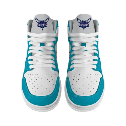 [HOT DEAL] NEW CUSTOMIZED NBA27 CHO CHARLOTTE HORNETS AIR JORDAN SNEAKERS