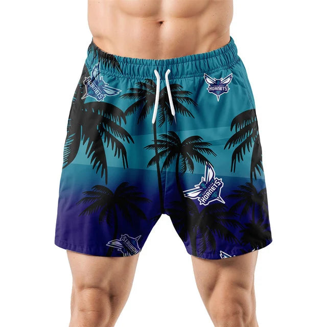 LIMITED EDITION - NEW CUSTOMIZED NBA27 CHO CHARLOTTE HORNETS UNISEX HAWAIIAN SHIRT & SHORTS SET