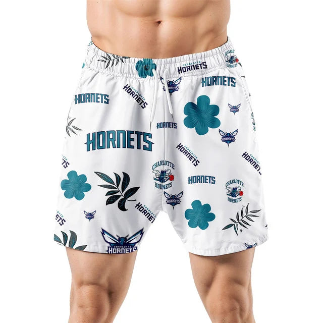 LIMITED EDITION - NEW CUSTOMIZED NBA27 CHO CHARLOTTE HORNETS UNISEX HAWAIIAN SHIRT & SHORTS SET