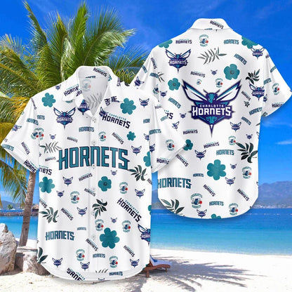 LIMITED EDITION - NEW CUSTOMIZED NBA27 CHO CHARLOTTE HORNETS UNISEX HAWAIIAN SHIRT & SHORTS SET