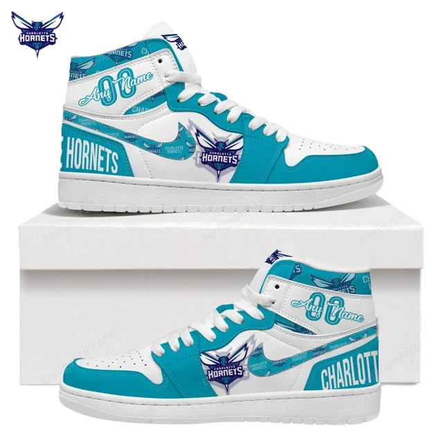 [HOT DEAL] NEW CUSTOMIZED NBA27 CHO CHARLOTTE HORNETS AIR JORDAN SNEAKERS