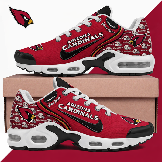 LIMITED EDITION - NEW CUSTOMIZED NFL20 ARC ARIZONA CARDINALS UNISEX AIR MAX PLUS SNEAKERS