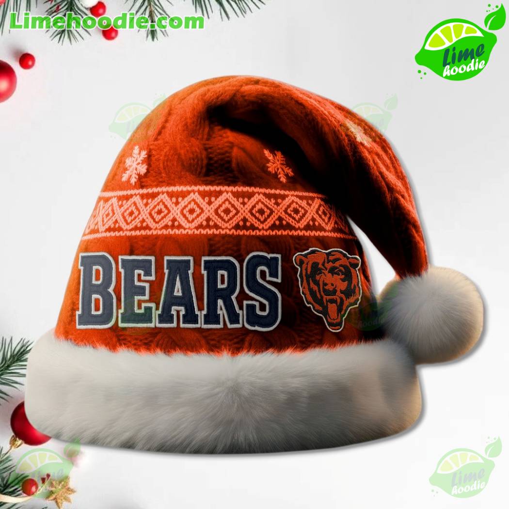 LIMITED EDITION - NEW CUSTOMIZED NFL26 CCB CHICAGO BEARS CHRISTMAS HAT