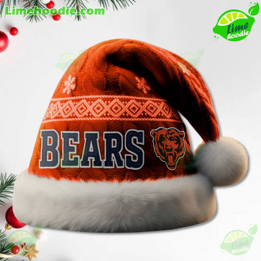 LIMITED EDITION - NEW CUSTOMIZED NFL26 CCB CHICAGO BEARS CHRISTMAS HAT