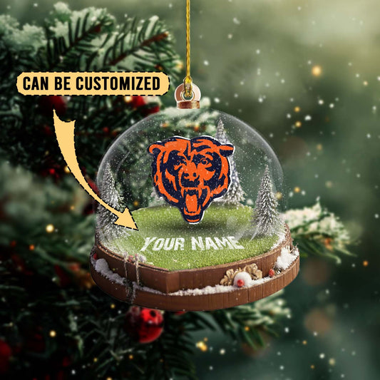LIMITED EDITION - NEW CUSTOMIZED NFL26 CCB CHICAGO BEARS ACRYLIC ORNAMENT