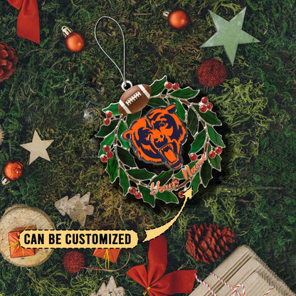 LIMITED EDITION - NEW CUSTOMIZED NFL26 CCB CHICAGO BEARS ACRYLIC ORNAMENT