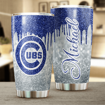 LIMITED EDITION - NEW CUSTOMIZED MLB04 CH CUBS TUMBLER CUP