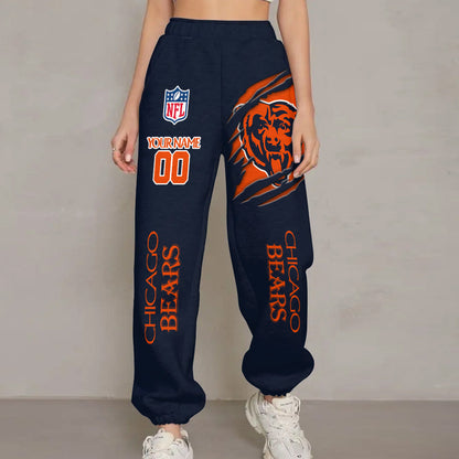 LIMITED EDITION - NEW PREMIUM NFL26 CCB CHICAGO BEARS UNISEX LONG PANTS