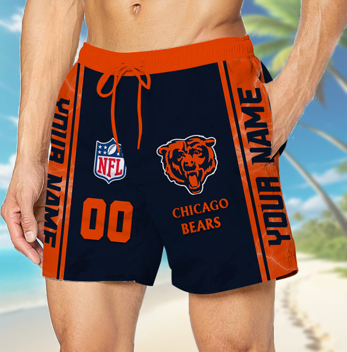 LIMITED EDITION - NEW CUSTOMIZED NFL26 CCB CHICAGO BEARS UNISEX SHORT PANTS