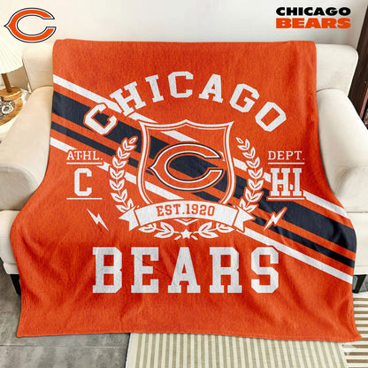 LIMITED EDITION - NEW CUSTOMIZED NFL26 CCB CHICAGO BEARS NORMAL & FLEECE BLANKET