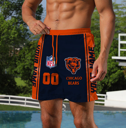 LIMITED EDITION - NEW CUSTOMIZED NFL26 CCB CHICAGO BEARS UNISEX SHORT PANTS