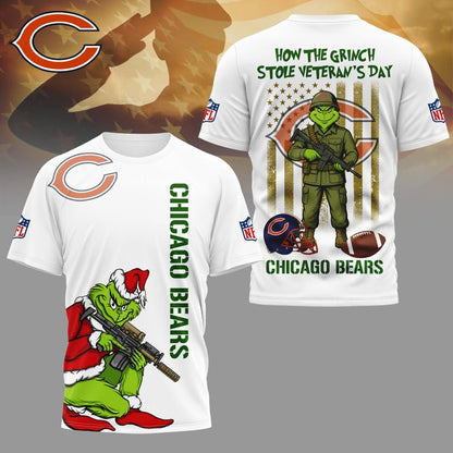 LIMITED EDITION - NEW CUSTOMIZED NFL26 CCB CHICAGO BEARS 3D SHIRT