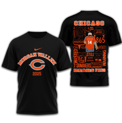 LIMITED EDITION - NEW CUSTOMIZED NFL26 CCB CHICAGO BEARS T-SHIRT | MULTIPLE COLORS AVAILABLE