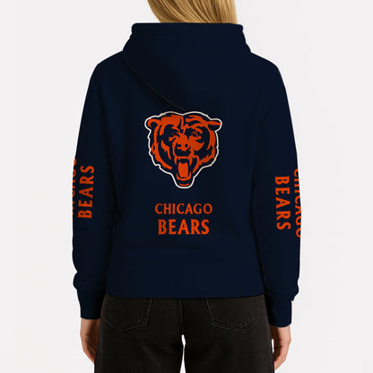 LIMITED EDITION - NEW CUSTOMIZED NFL26 CCB CHICAGO BEARS UNISEX HOODIE