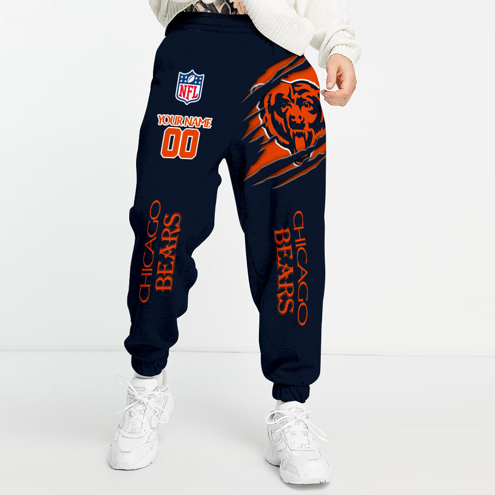 LIMITED EDITION - NEW PREMIUM NFL26 CCB CHICAGO BEARS UNISEX LONG PANTS