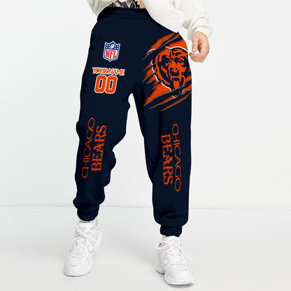 LIMITED EDITION - NEW PREMIUM NFL26 CCB CHICAGO BEARS UNISEX LONG PANTS