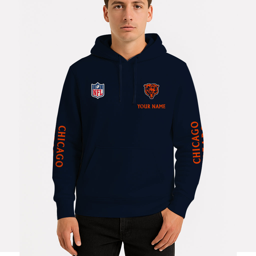 LIMITED EDITION - NEW CUSTOMIZED NFL26 CCB CHICAGO BEARS UNISEX HOODIE